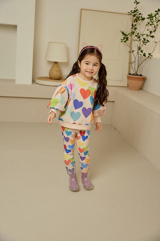Mimico - Korean Children Fashion - #magicofchildhood - Big Heart Tee - 11