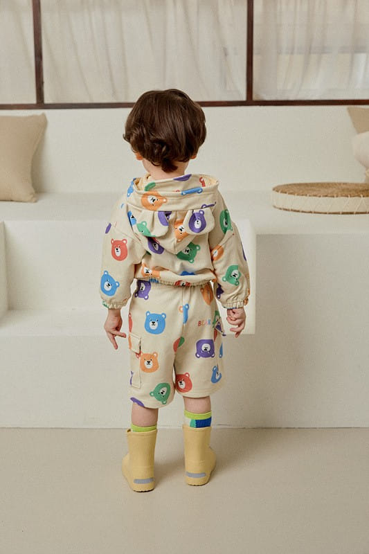 Mimico - Korean Children Fashion - #stylishchildhood - Cap Andvisors Top Bottom Set - 11