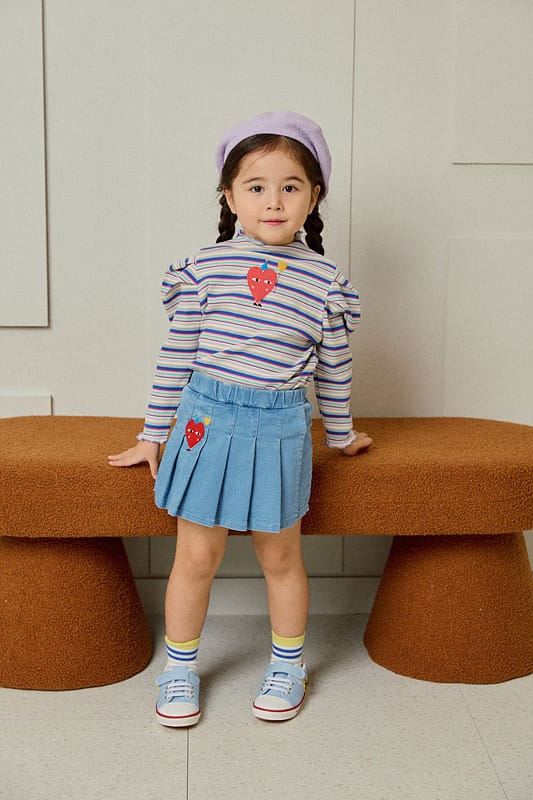 Mimico - Korean Children Fashion - #stylishchildhood - Two Heart Tee - 5