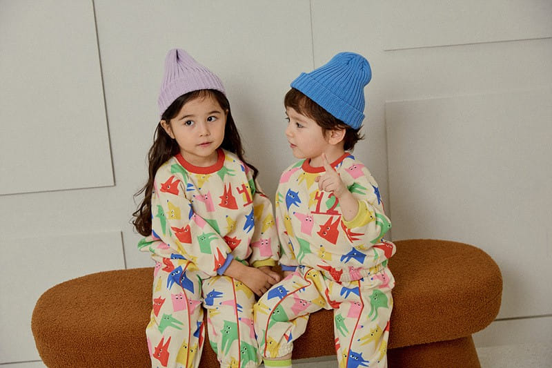 Mimico - Korean Children Fashion - #stylishchildhood - Color Fox Tee - 2