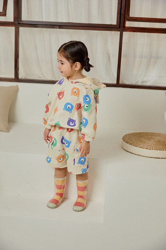 Mimico - Korean Children Fashion - #todddlerfashion - Cap Andvisors Top Bottom Set - 9