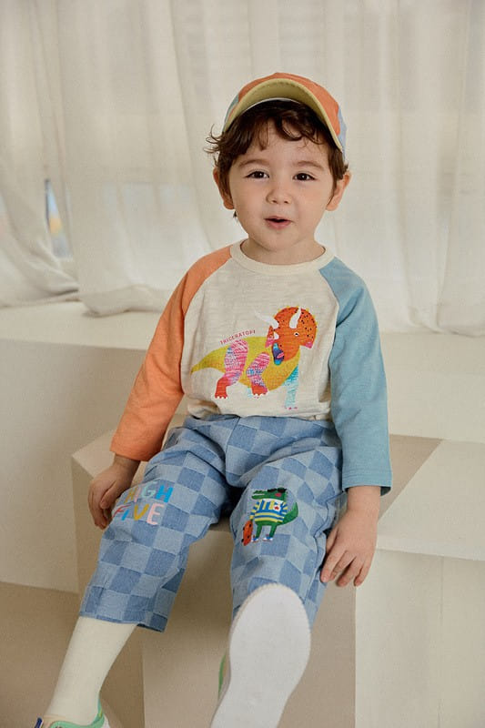Mimico - Korean Children Fashion - #todddlerfashion - Border Check Pants - 5