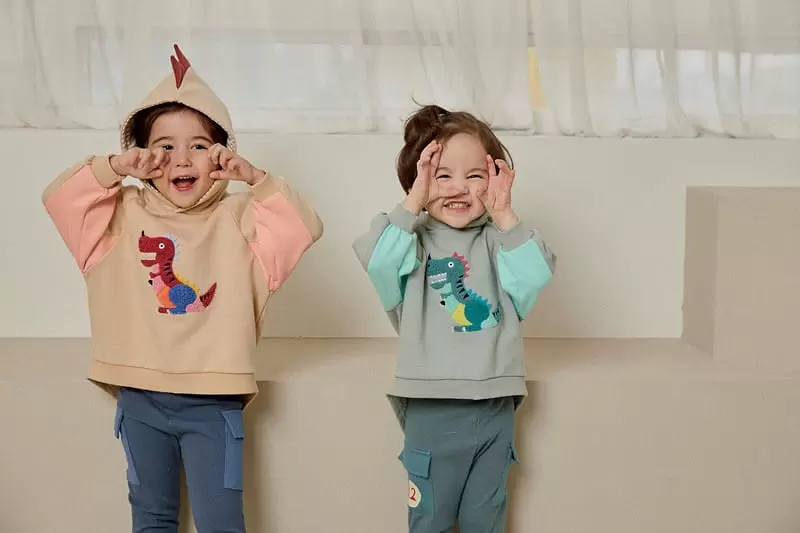 Mimico - Korean Children Fashion - #prettylittlegirls - Tirano Hoody Tee - 4