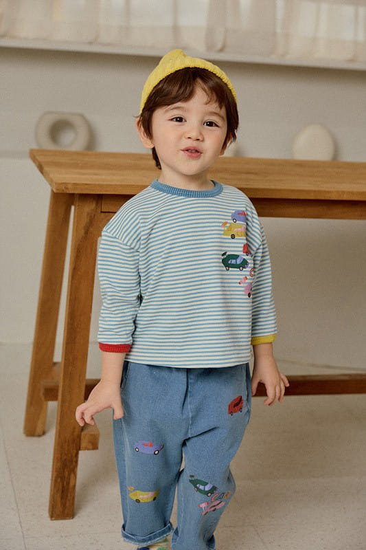 Mimico - Korean Children Fashion - #toddlerclothing - Croak Collar Tee - 2