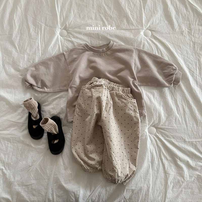 Mini Robe - Korean Baby Fashion - #babyboutiqueclothing - Peach Small Dot Jogger Pants - 10