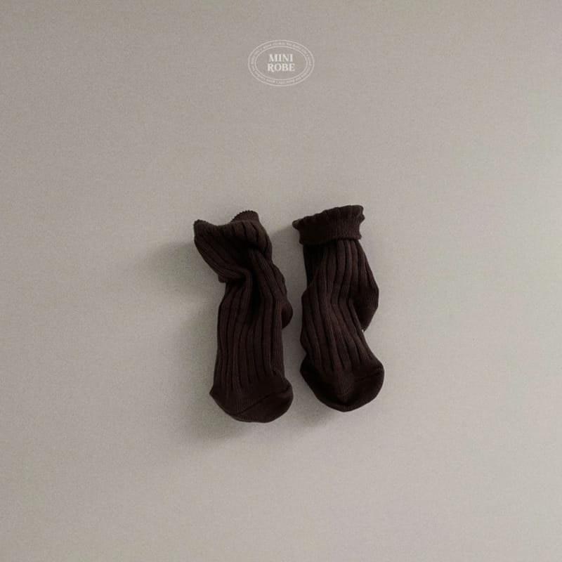 Mini Robe - Korean Baby Fashion - #babyclothing - Pistachio  Socks - 7