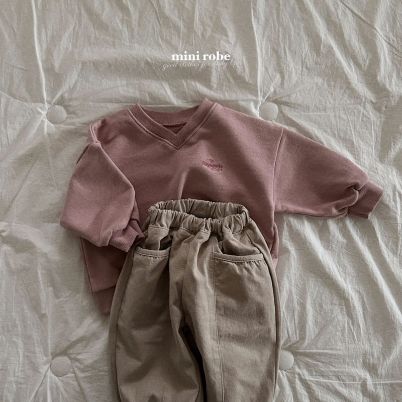 Mini Robe - Korean Baby Fashion - #babyfever - Mono Piping Pants - 8