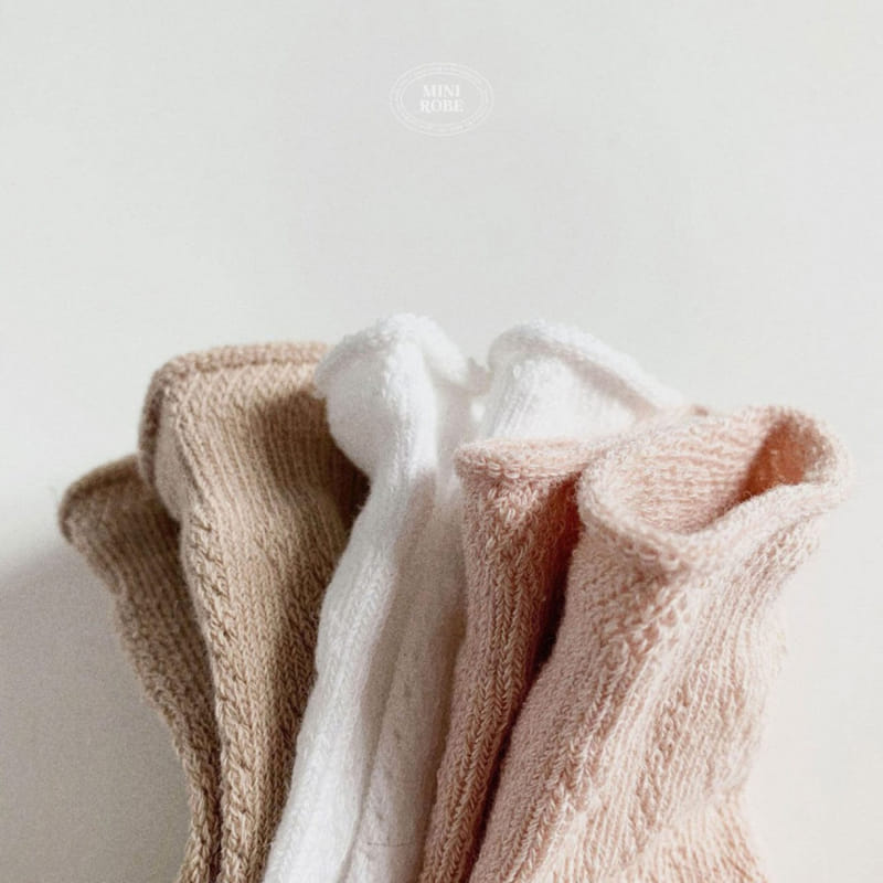 Mini Robe - Korean Baby Fashion - #babylifestyle - Flora Socks