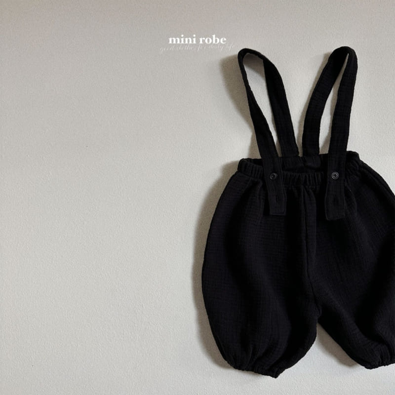Mini Robe - Korean Baby Fashion - #babyootd - Dungarees Sausage Pants - 9