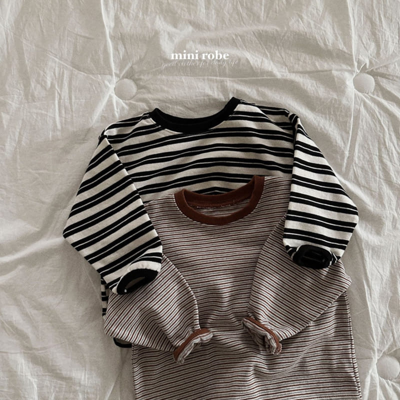 Mini Robe - Korean Baby Fashion - #babyoutfit - Coco Multi Tee - 4