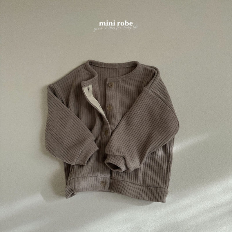 Mini Robe - Korean Baby Fashion - #onlinebabyboutique - Spring Rib Cardigan - 9