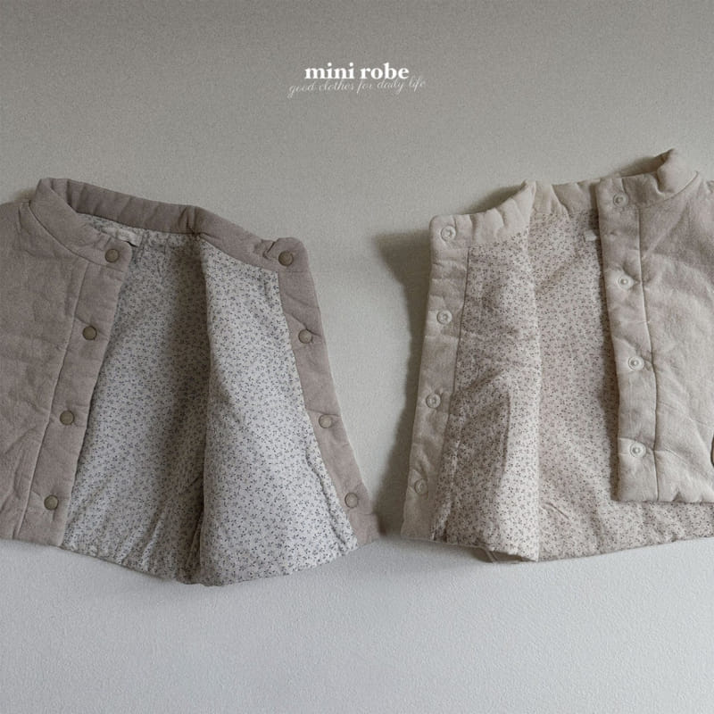 Mini Robe - Korean Baby Fashion - #onlinebabyshop - Shu Shu Reversible Vest