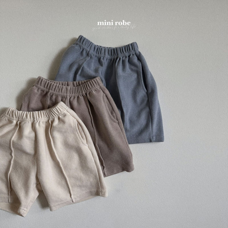 Mini Robe - Korean Baby Fashion - #onlinebabyshop - Half Pintuck Capri Pants