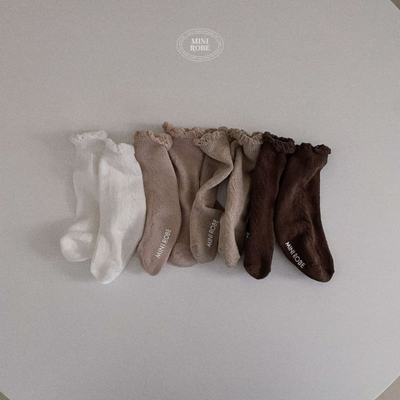 Mini Robe - Korean Baby Fashion - #onlinebabyshop - Cozy Socks - 11