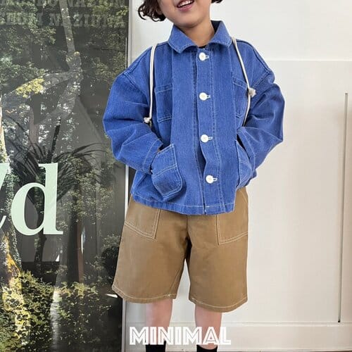 Minimal - Korean Children Fashion - #discoveringself - Stitch Half Pants