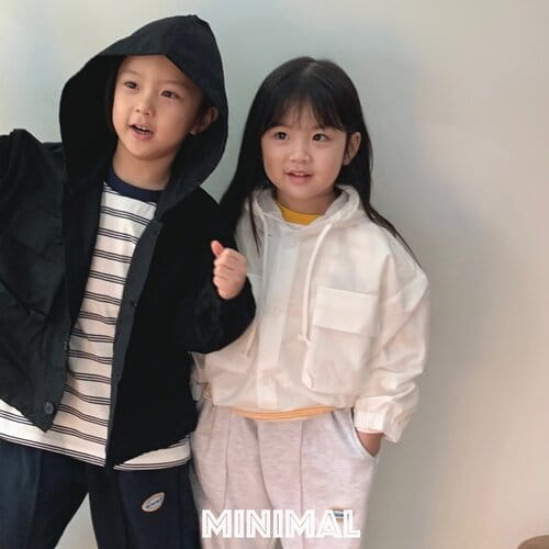 Minimal - Korean Children Fashion - #discoveringself - Wind Hoody Jacket - 3