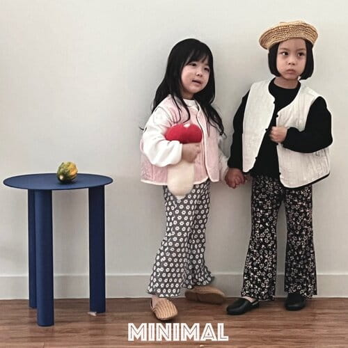 Minimal - Korean Children Fashion - #fashionkids - Flower Wide Pants - 3