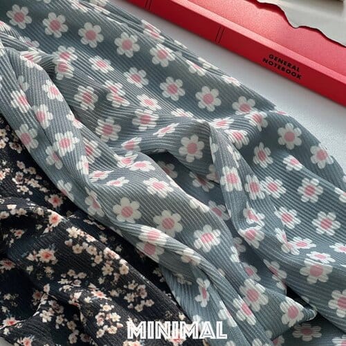 Minimal - Korean Children Fashion - #fashionkids - Flower Wide Pants - 4