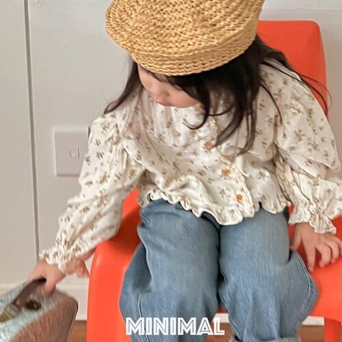 Minimal - Korean Children Fashion - #kidsshorts - Flower Blouse - 3