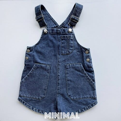 Minimal - Korean Children Fashion - #kidsstore - Pocket Denim Overalls - 2