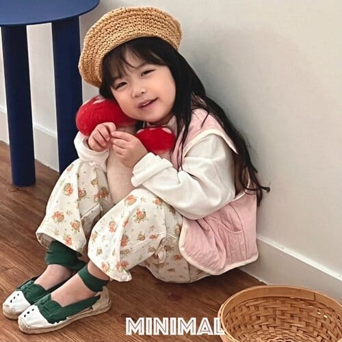 Minimal - Korean Children Fashion - #kidsstore - Flower Denim Pants - 4