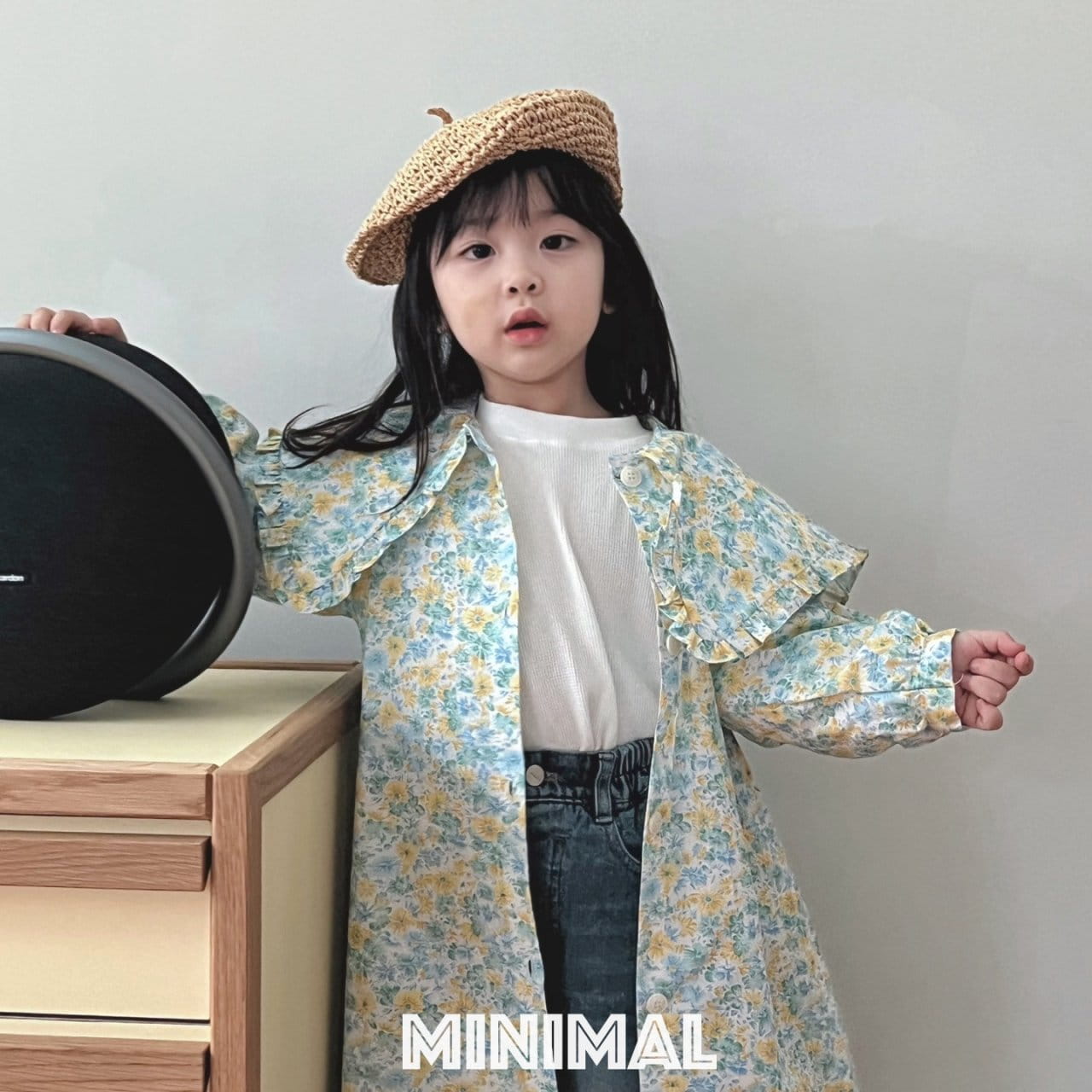 Minimal - Korean Children Fashion - #magicofchildhood - Embroider Tee - 3