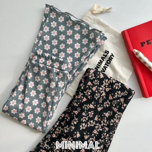 Minimal - Korean Children Fashion - #magicofchildhood - Flower Wide Pants - 9