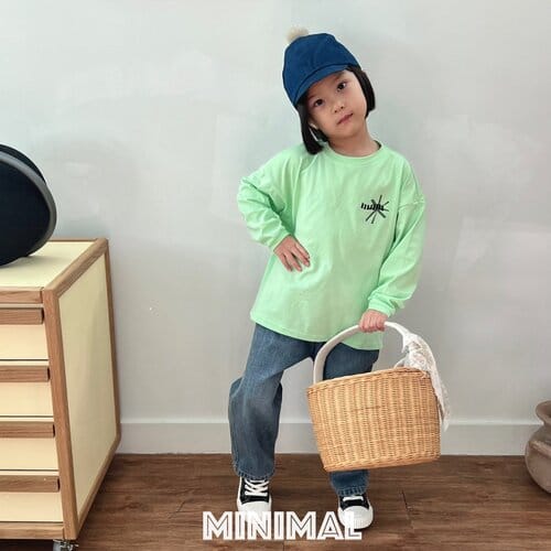 Minimal - Korean Children Fashion - #littlefashionista - Minimal Color Tee - 4