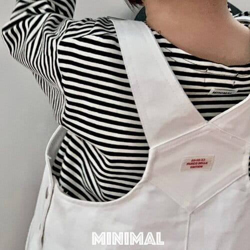 Minimal - Korean Children Fashion - #minifashionista - Pocket Denim Overalls - 7