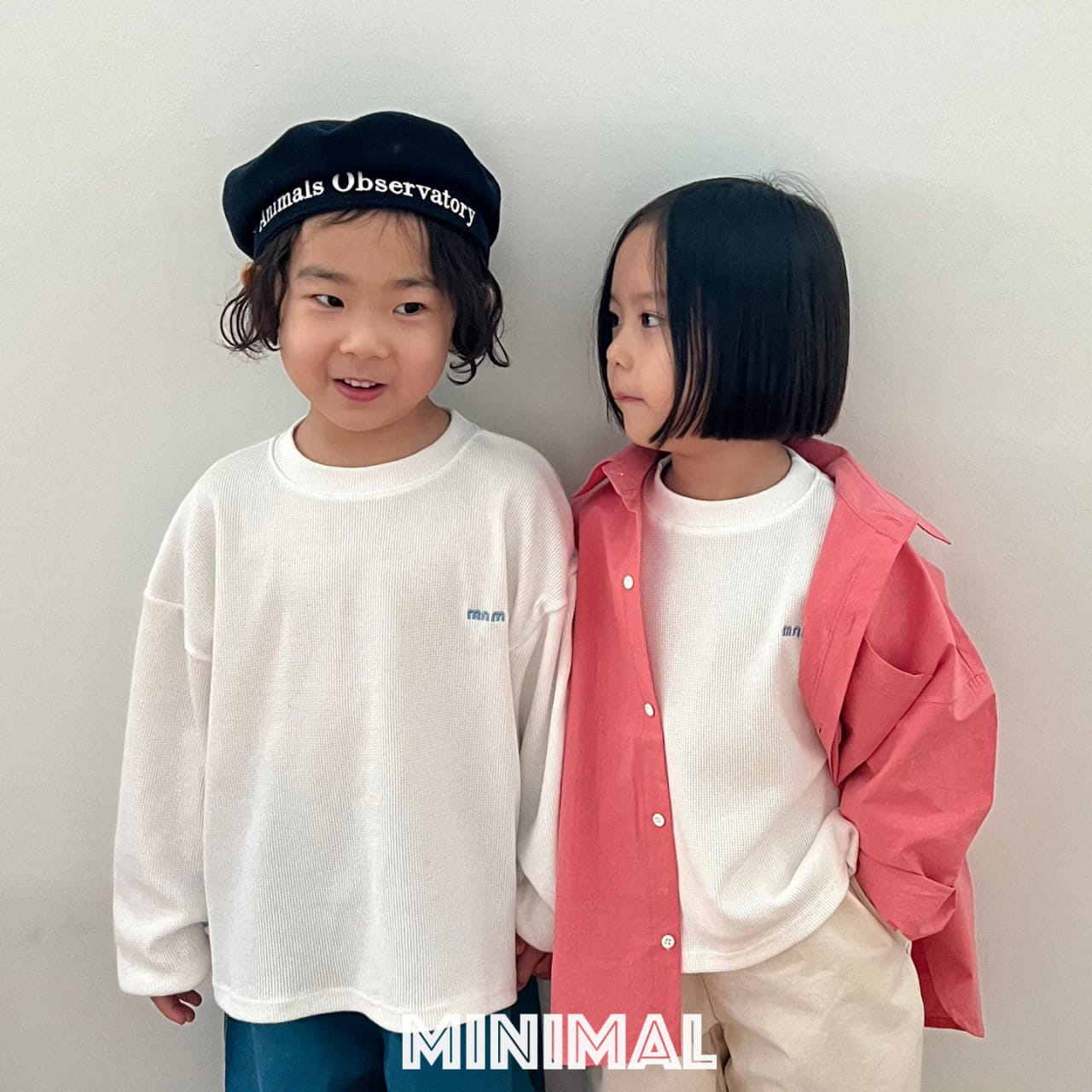 Minimal - Korean Children Fashion - #stylishchildhood - Embroider Tee - 8