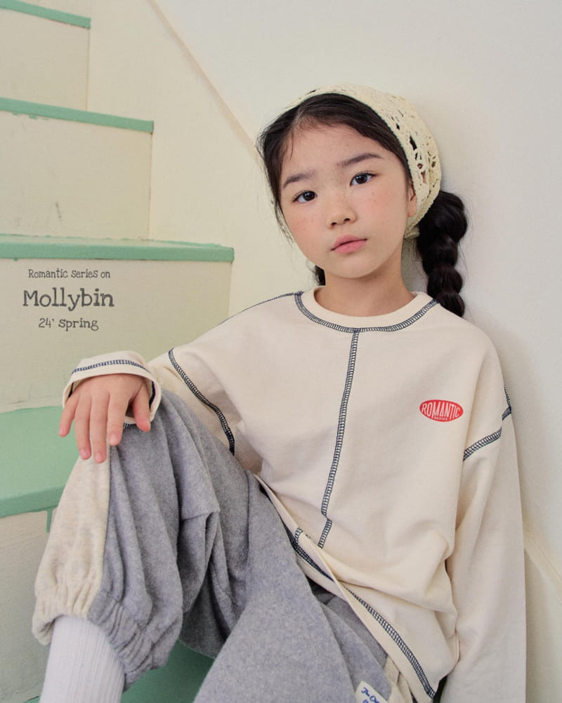 Mollybin - Korean Children Fashion - #kidsshorts - Romantic Tee - 3