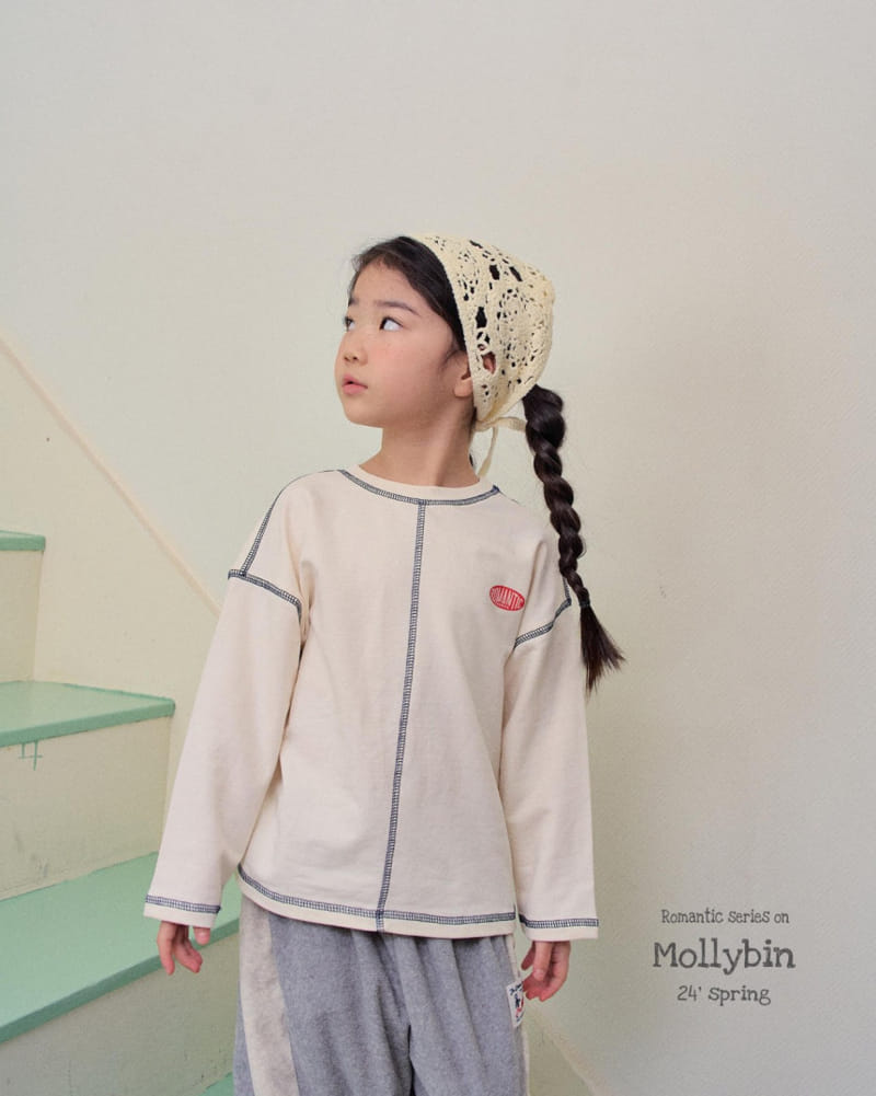 Mollybin - Korean Children Fashion - #kidsshorts - Romantic Tee - 4