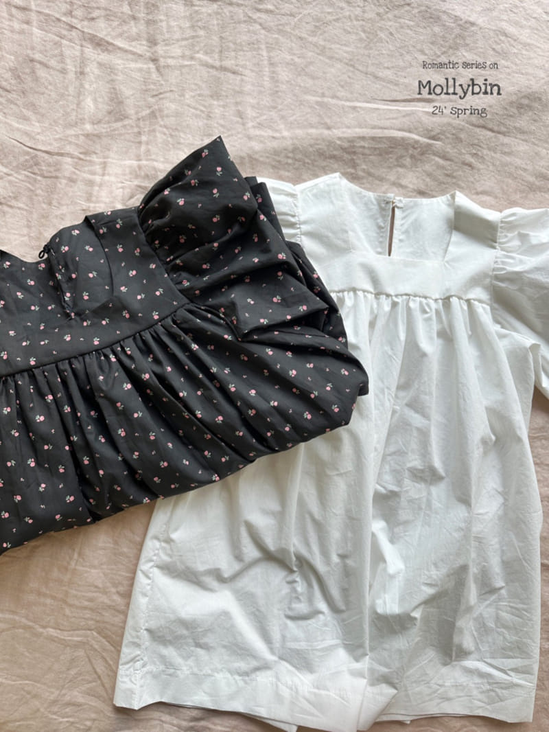 Mollybin - Korean Children Fashion - #littlefashionista - Square Milke Tee
