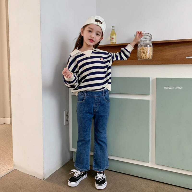 Momo Ann - Korean Children Fashion - #childofig - Rotten Collar Tee - 5