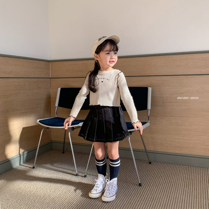 Momo Ann - Korean Children Fashion - #childofig - Rib Crop Tee