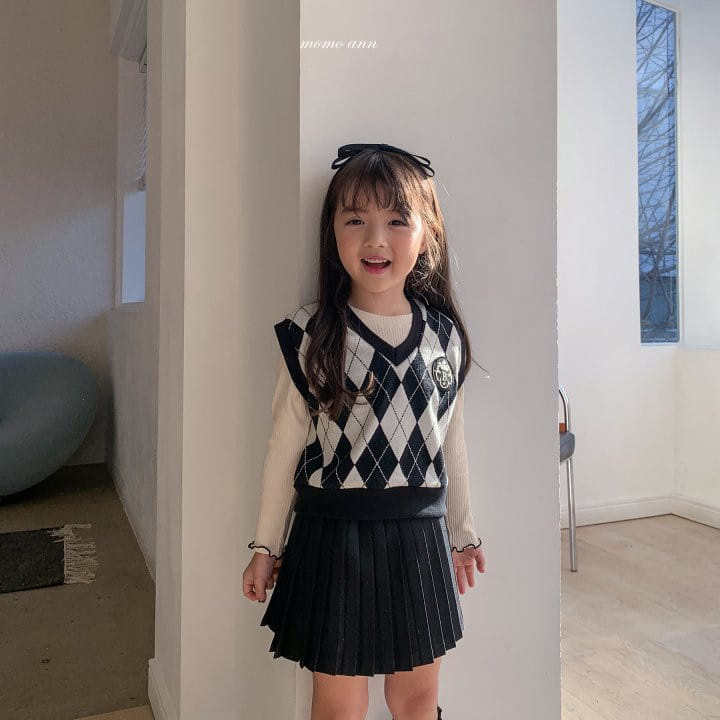 Momo Ann - Korean Children Fashion - #childofig - Heart Pleated Skirt - 6