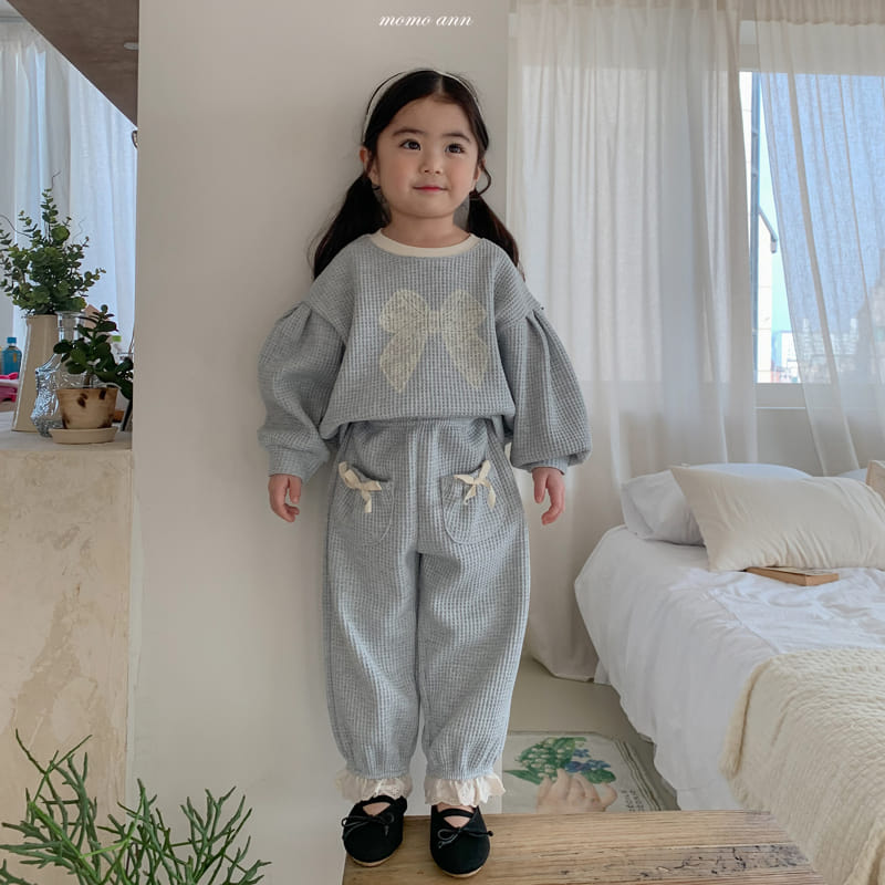 Momo Ann - Korean Children Fashion - #childofig - Croiffle Top Bottom Set