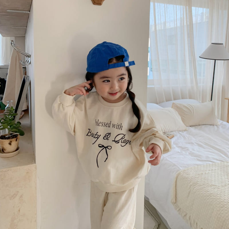 Momo Ann - Korean Children Fashion - #childrensboutique - Riel Top Bottom Set - 2
