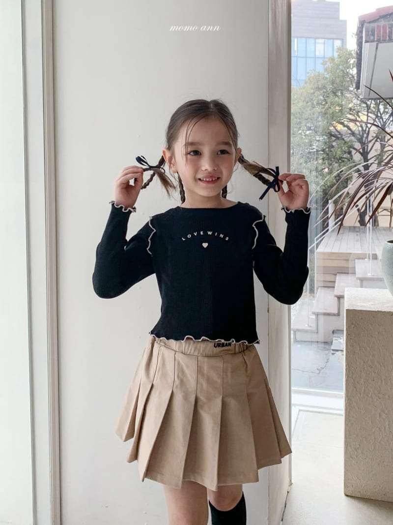 Momo Ann - Korean Children Fashion - #designkidswear - Rib Crop Tee - 3