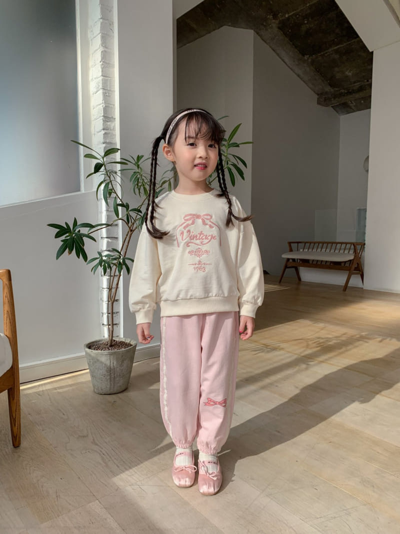 Momo Ann - Korean Children Fashion - #discoveringself - Sweet Jogger Pants - 4