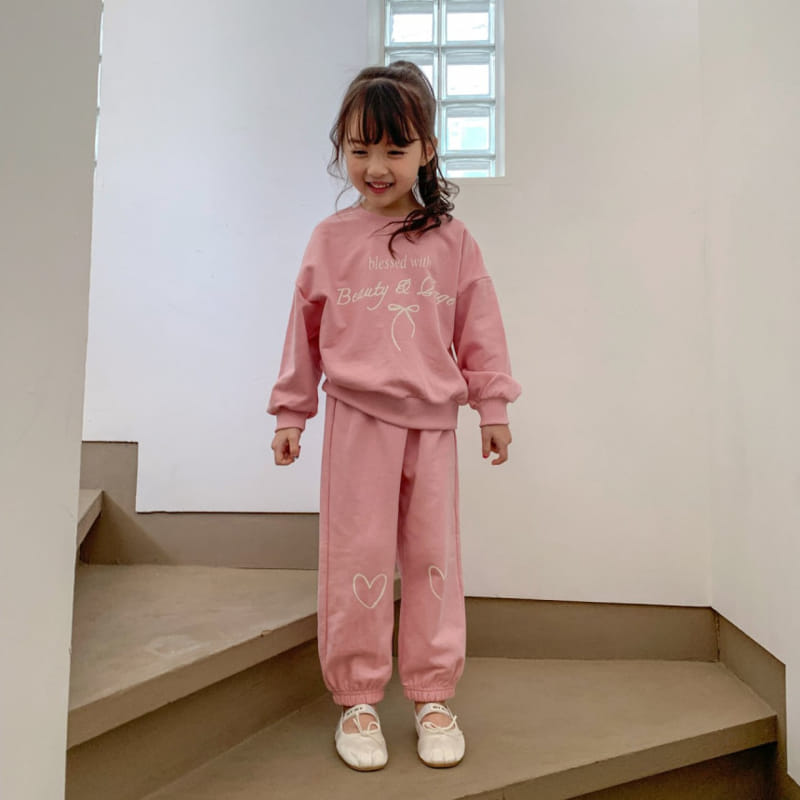 Momo Ann - Korean Children Fashion - #fashionkids - Riel Top Bottom Set - 5