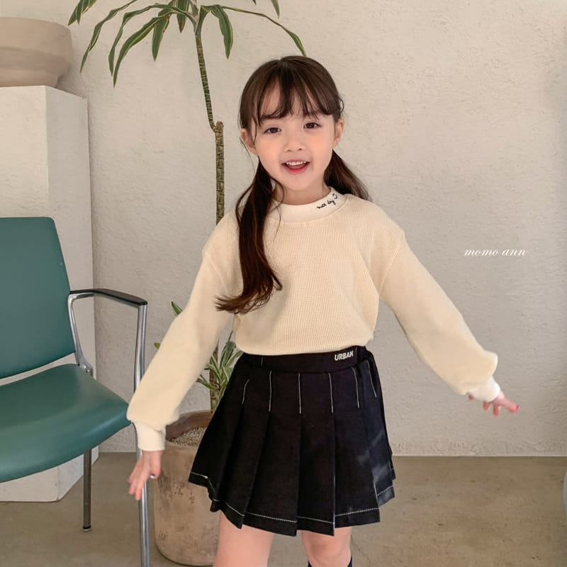 Momo Ann - Korean Children Fashion - #toddlerclothing - Waffle Tee - 2