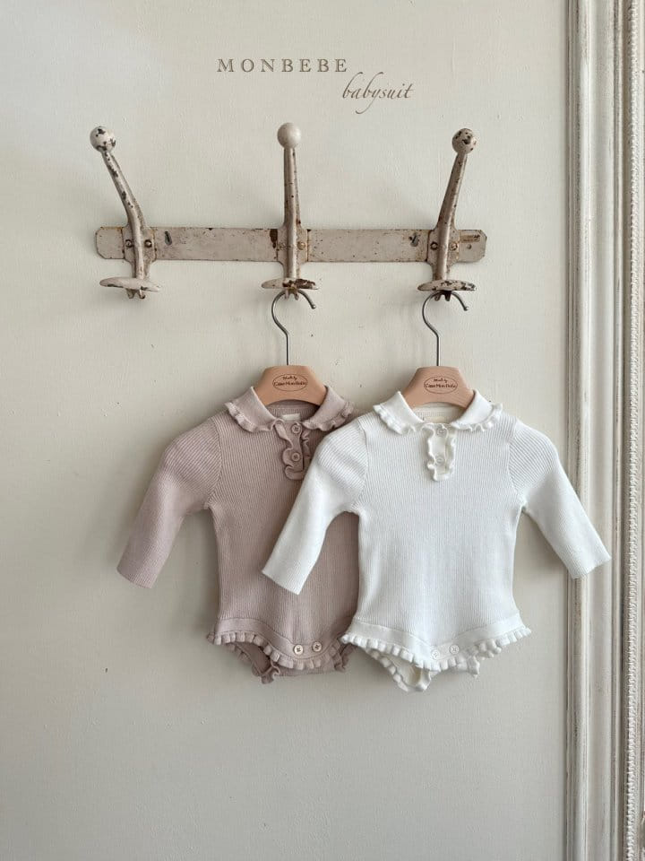 Monbebe - Korean Baby Fashion - #babyboutique - Stella Knit Body Suit - 3