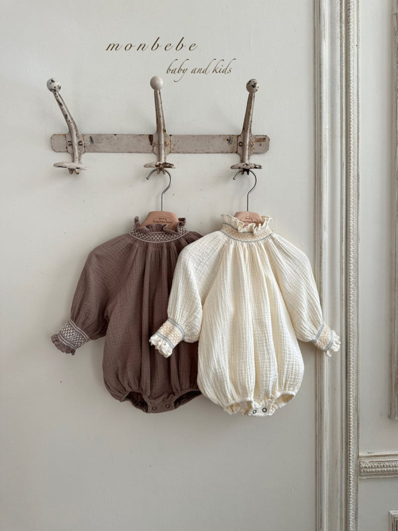 Monbebe - Korean Baby Fashion - #babyboutiqueclothing - J Smoke Body Suit