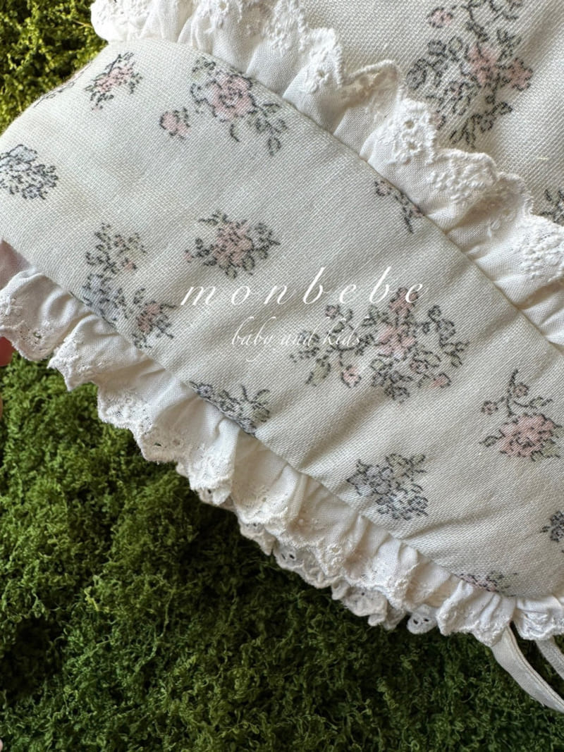 Monbebe - Korean Baby Fashion - #babyboutiqueclothing - Florrie Banding Bonnet - 2
