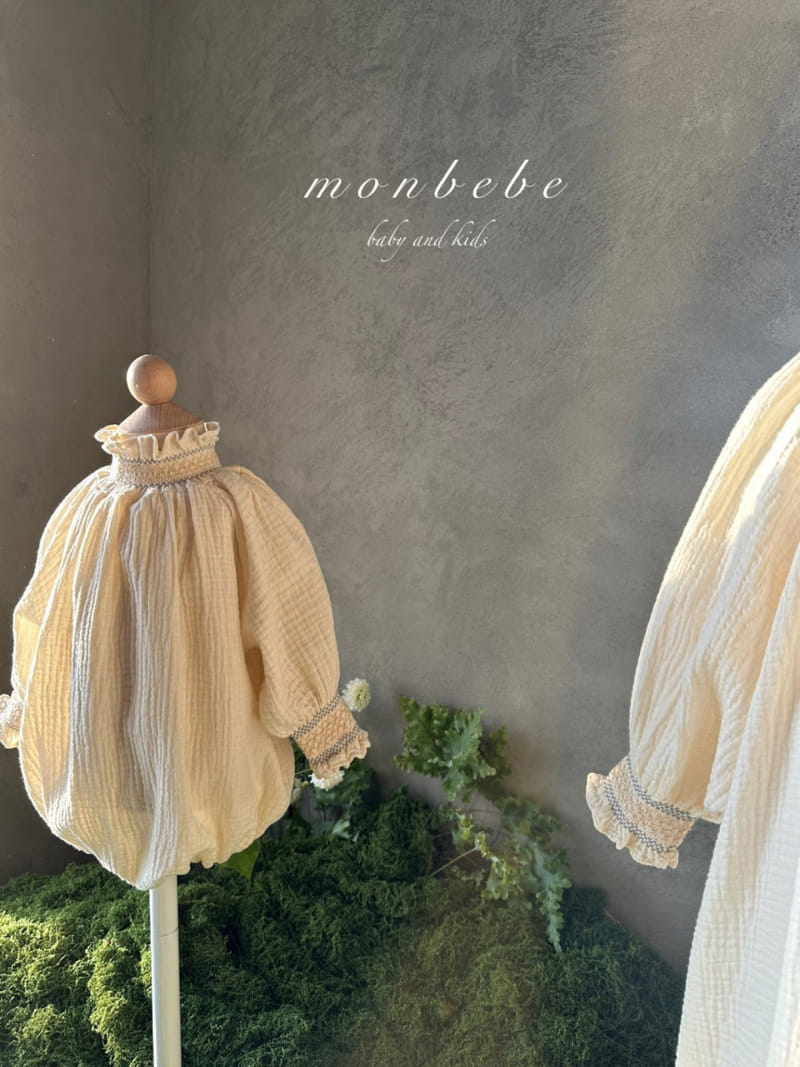 Monbebe - Korean Baby Fashion - #babyfashion - J Smoke Body Suit - 4