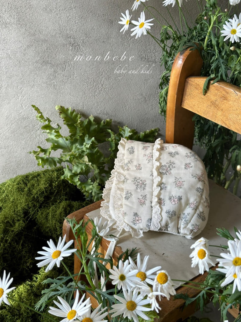 Monbebe - Korean Baby Fashion - #babyootd - Florrie Banding Bonnet - 9