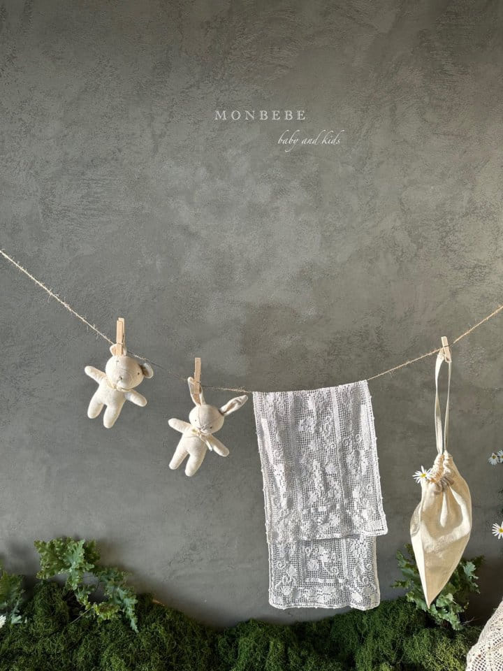Monbebe - Korean Baby Fashion - #babyoutfit - Best Friend Bear Bunny Doll - 2