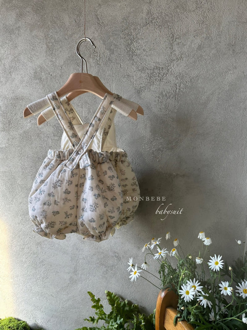 Monbebe - Korean Baby Fashion - #babyoutfit - Florrie Banding Dungarees Pants - 10