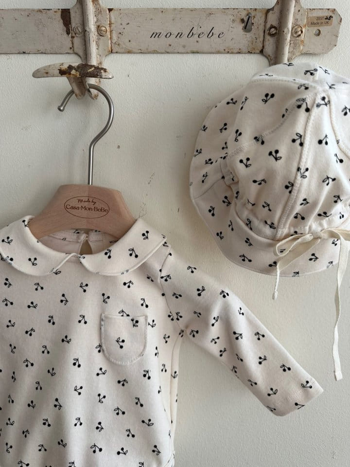 Monbebe - Korean Baby Fashion - #onlinebabyboutique - Cherry Bucket Hat - 2